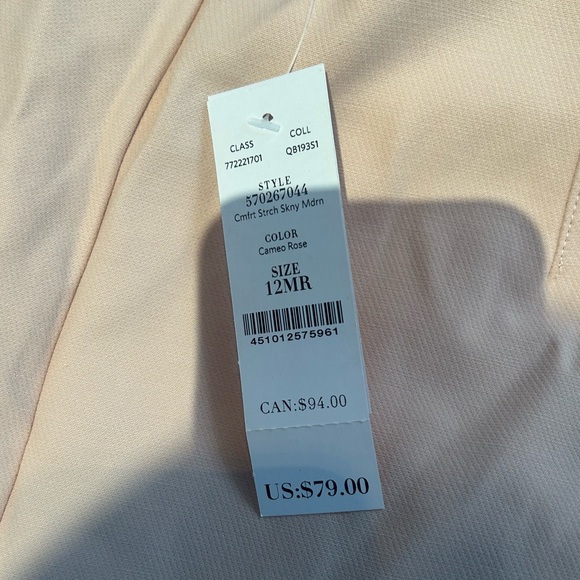 NWT White House Black Market Skinny Ankle Style Pants Size 12 - Picture 2 of 6